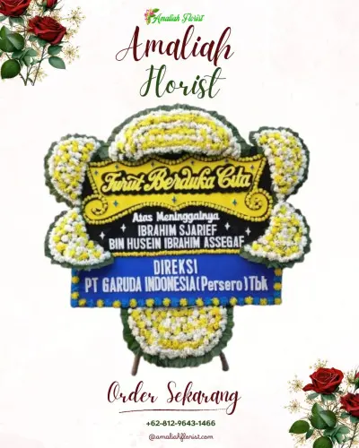 Papan Bunga Duka di Karangbrai