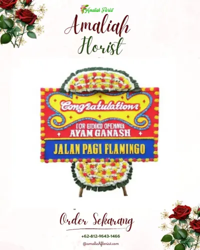 Bunga Papan Congratulation di Karangbrai